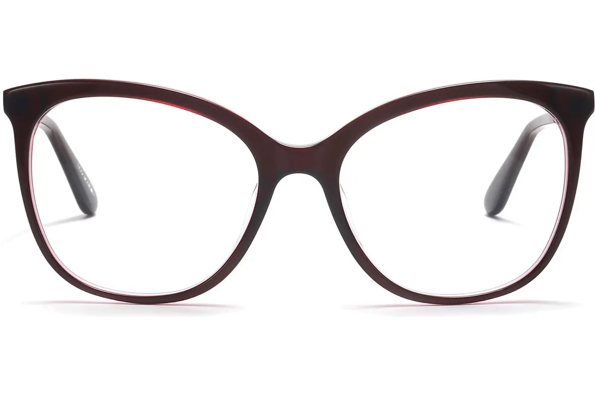 Eyerim Studio Andrea Burgundy blue-light [non-prescription] - ONE SIZE (54)