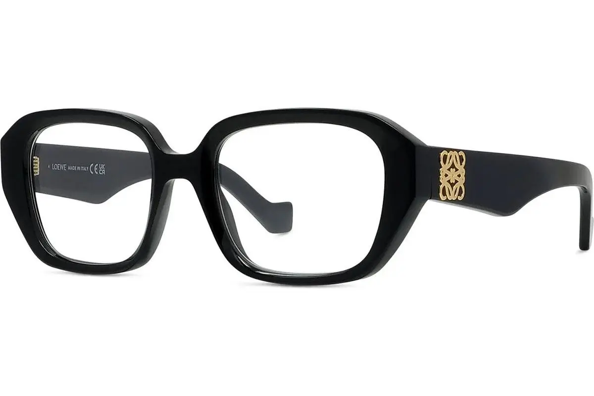 Loewe Anagram Anagram Black Geometric Eyeglasses - ONE SIZE (51)