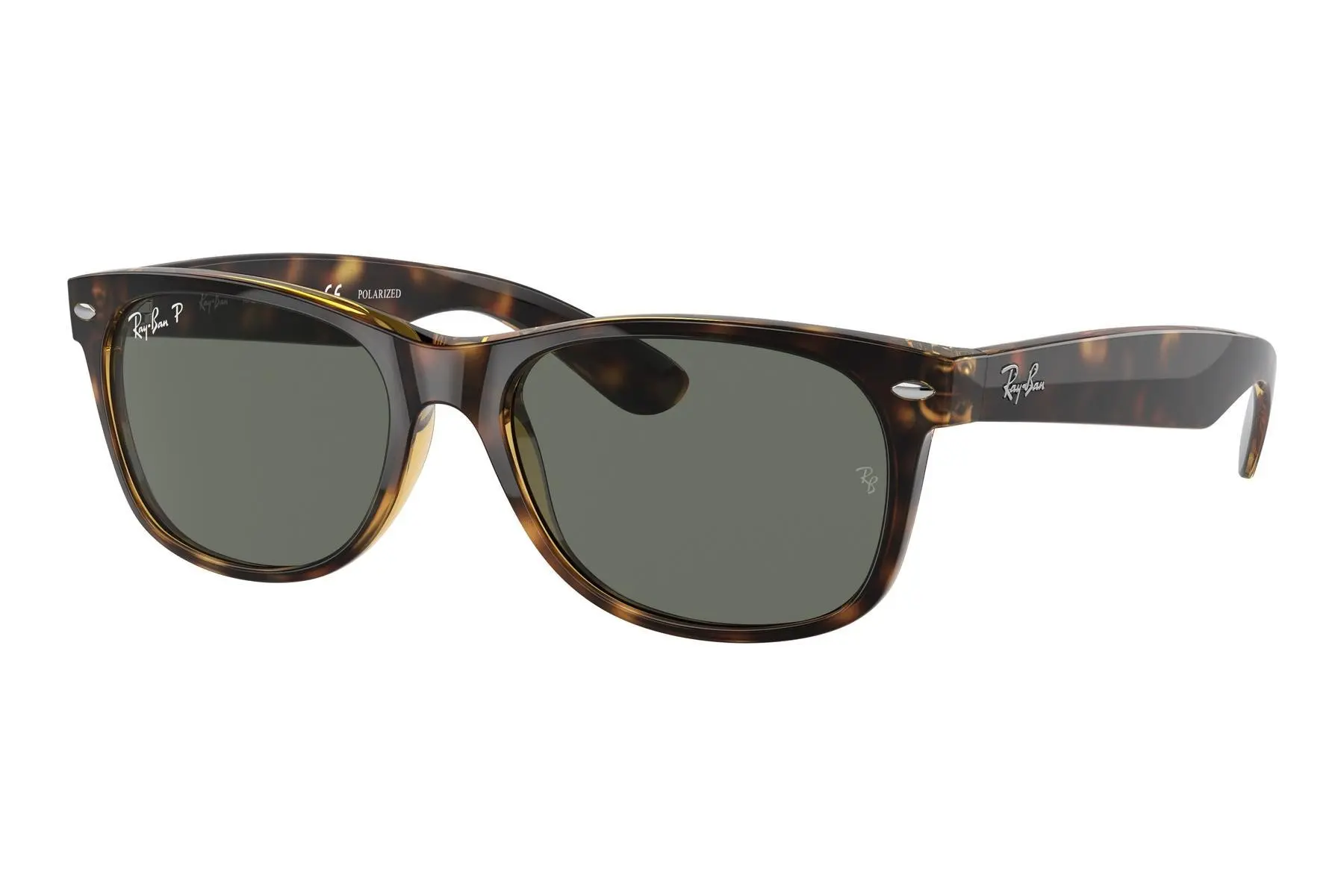 Ray-Ban New Wayfarer Classic RB2132 902/58 Polarized - L (58)