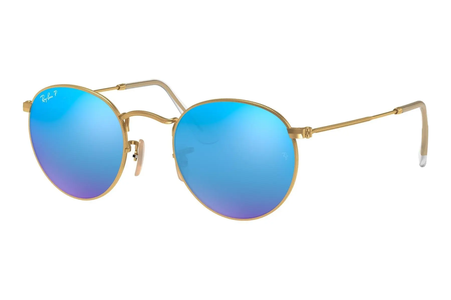 Ray-Ban Round Metal Flash Lenses RB3447 112/4L Polarized - L (50)