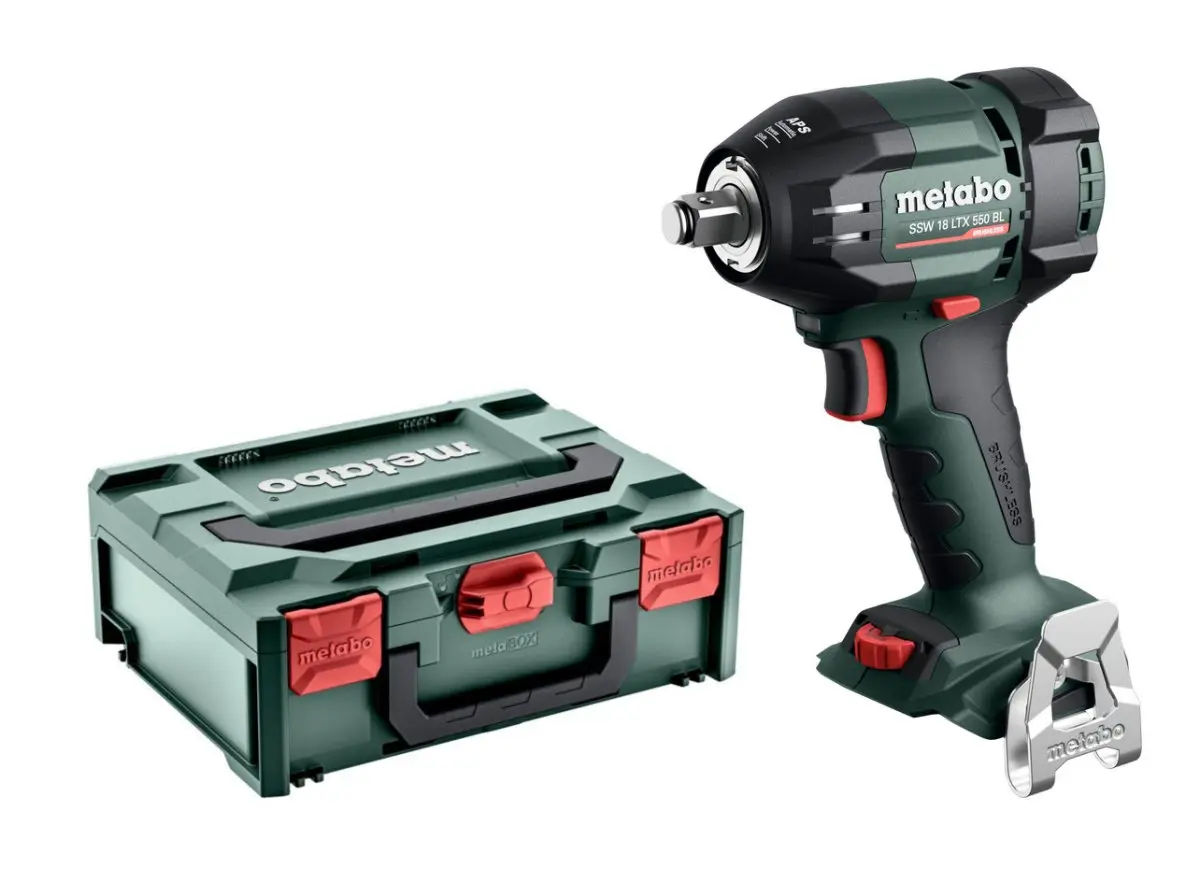 Metabo - 18V AKU rázový utahovák SSW 18 LTX 550 BL,