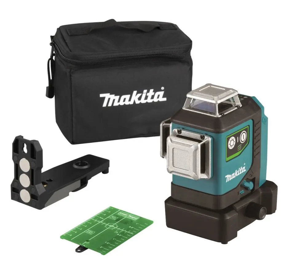 Makita - 12V AKU zelený křížový laser, bez baterie a nabíječky SK700GD