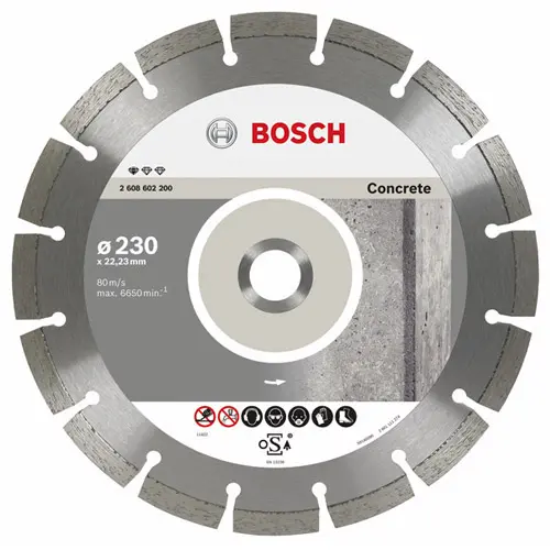 Kotouč DIA Bosch Standard for Concrete 230×22,23×2,3×10 mm
