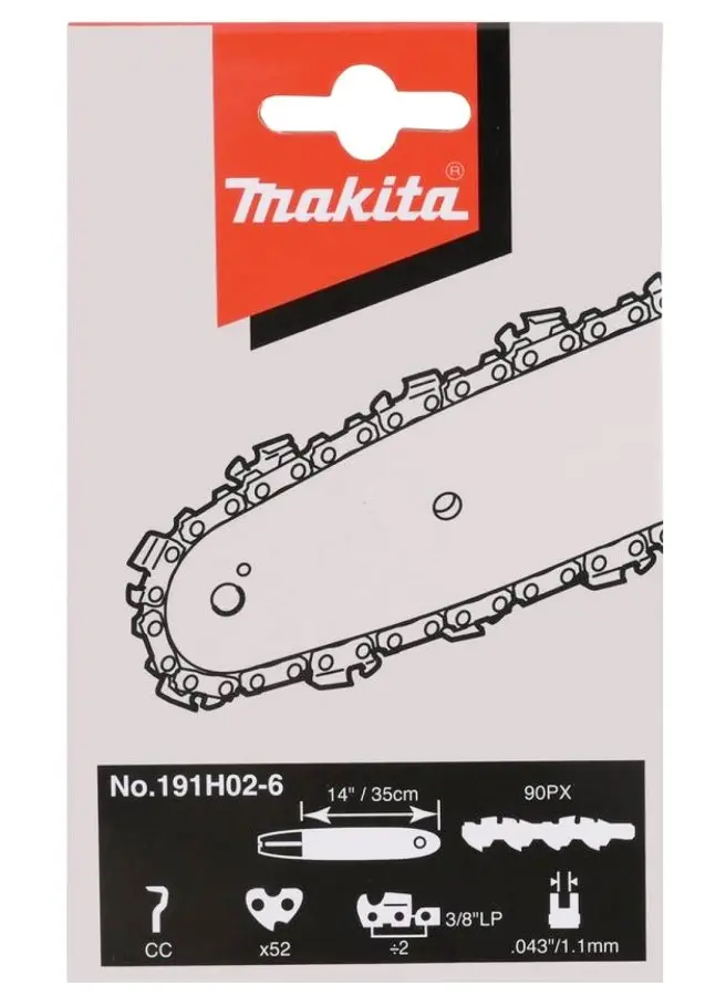 MAKITA 191H02-6 pilový řetěz 35cm 1,1mm 3/8" 52čl. OLD=511291752; 958291652; 531291653