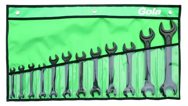 GOLA 710012 sada stranových klíčů 7-32mm 12ks
