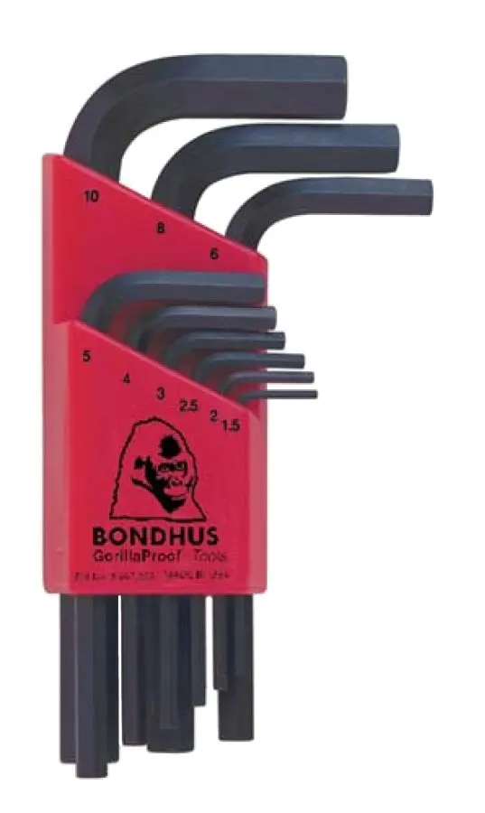 Imbusové klíče sada 9 ks, HLX9 S, metrické, Bondhus