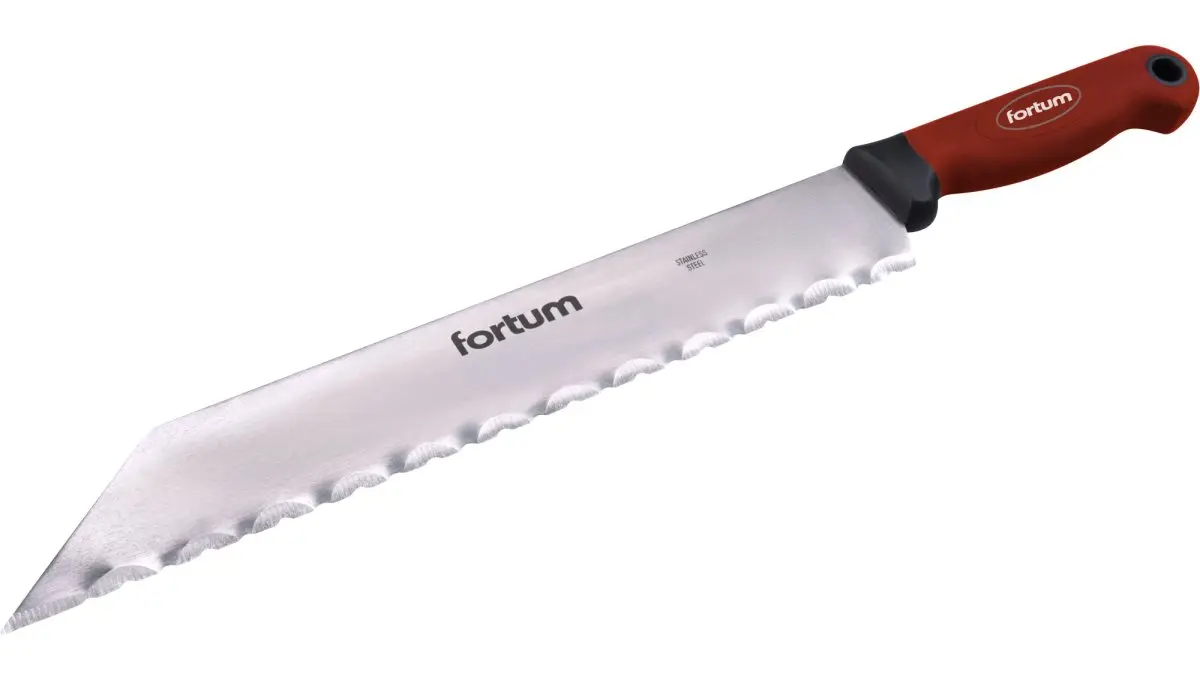 FORTUM 4780501 nůž na stavební izolační hmoty, nerez 480/340mm