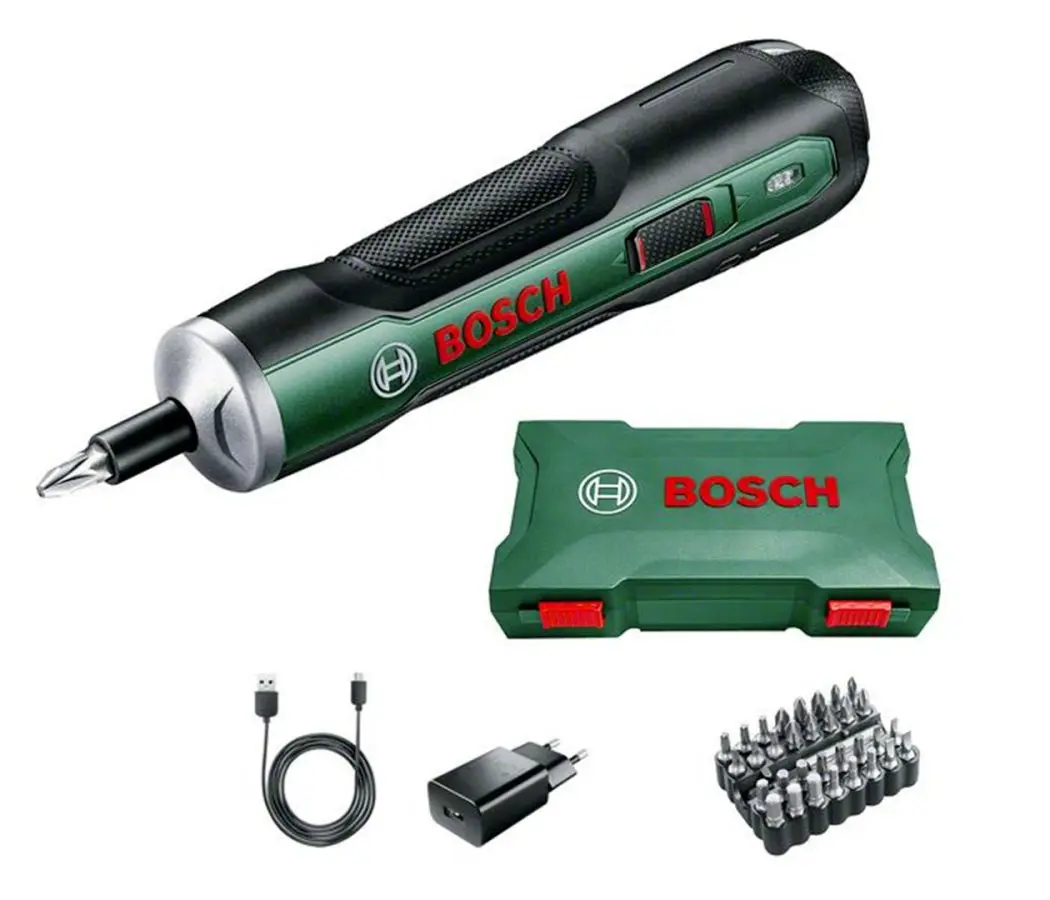 Bosch - 3,6V AKU šroubovák s příslušenstvím, USB kabel 06039C6020