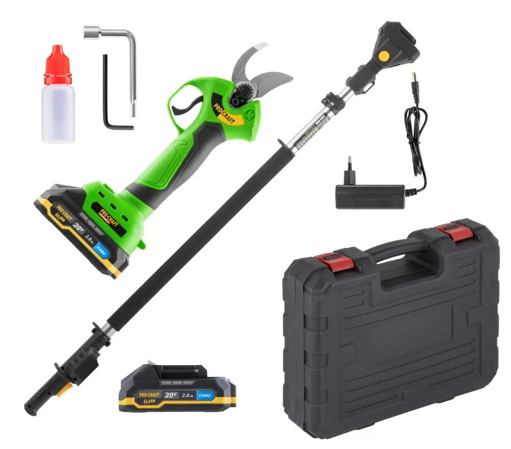 Procraft Sada aku nůžky na větve ES28Li a prodlužovací nástavec EP2.0R | SES28Li-EP2.0 SES28Li-EP2.0