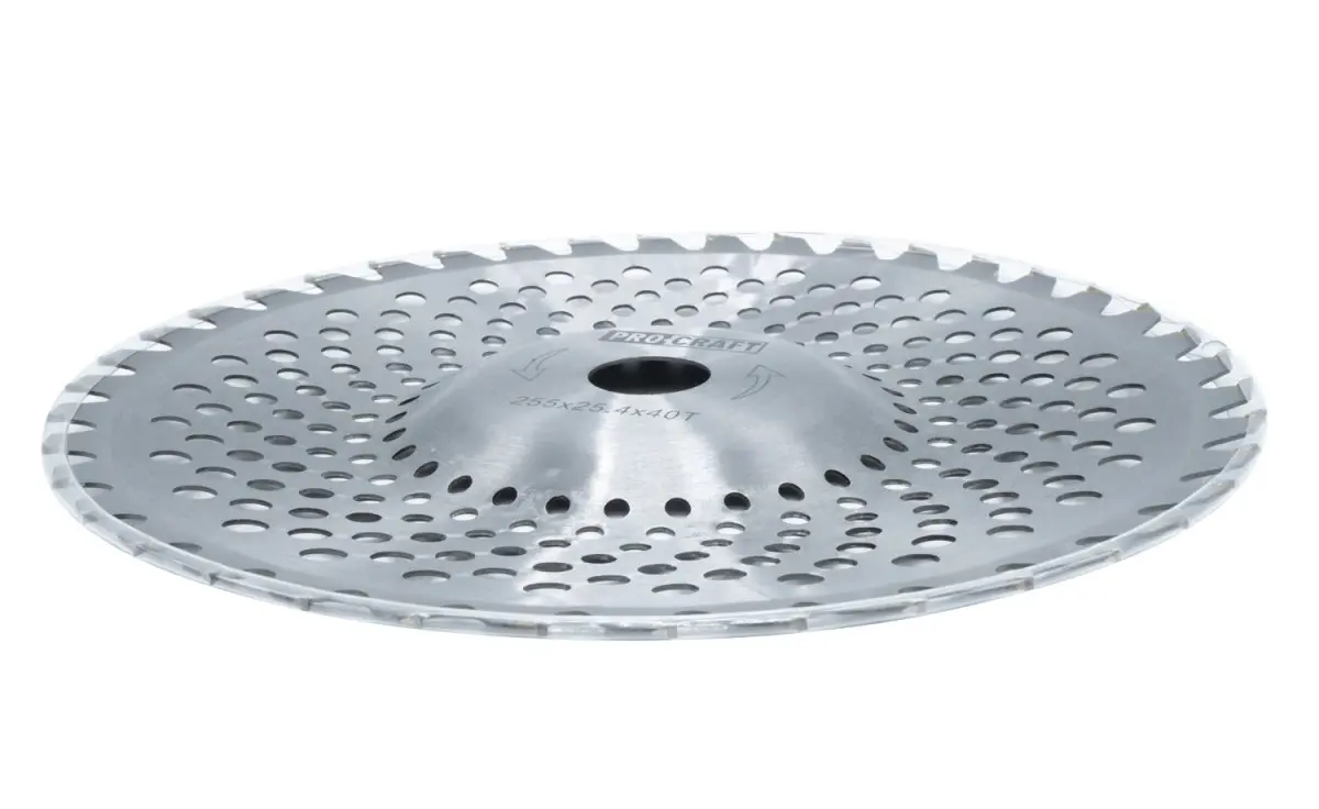 PROCRAFT H/P-1 pilový kotouč do křovinořezu 255x25.4mm 40Z zaoblený