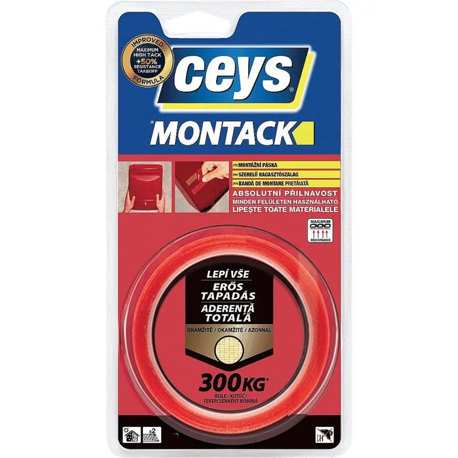 CEYS Montack Express montážní oboustranná lepící páska 2,5mx19mm