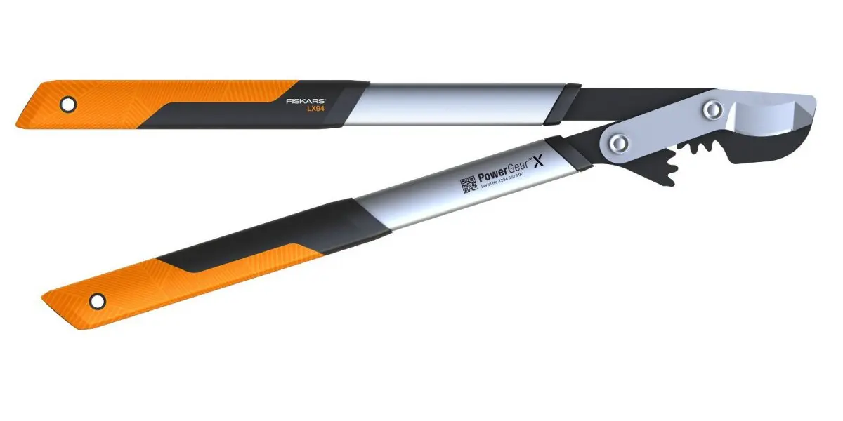 FISKARS Dvoučepelové nůžky na silné větve s převodem PowerGear X LX94 (M), 64 cm