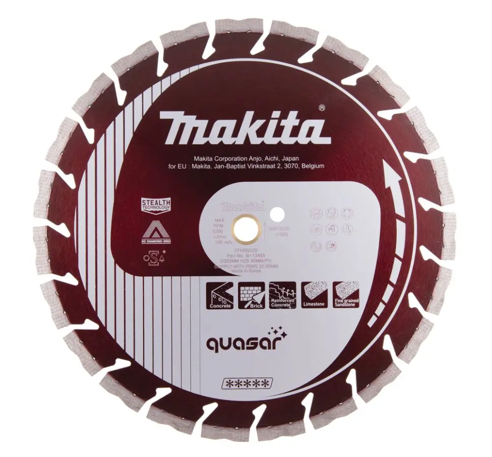 Makita - Diamantový řezný kotouč 350x25,4 mm B-13465