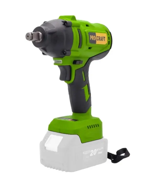 Procraft PWA50bb 20V - akumulátorový rázový utahovák (bez akumulátoru a nabíječky)