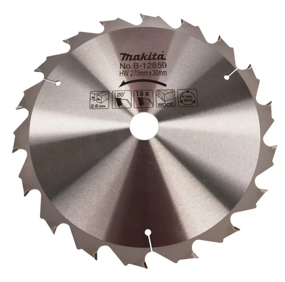 MAKITA B-12859 pilový kotouč 270x30mm MAKFORCE na dřevo 18Z vidiový