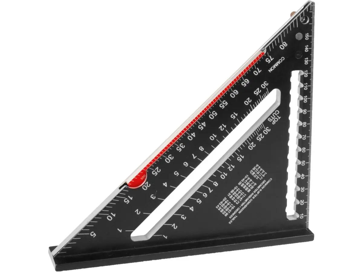 FORTUM  4784100 úhelník tesařský - truhlářský víceúčelový rozkládací 175/310mm AL