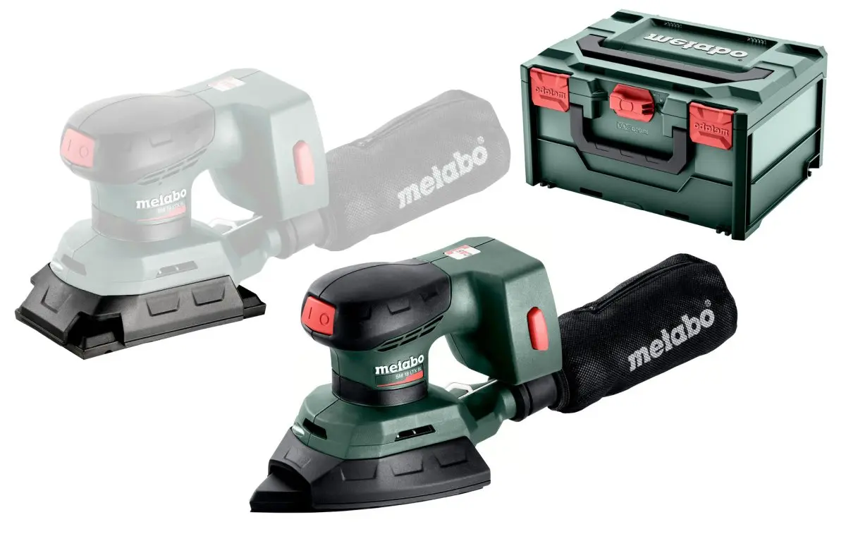 METABO SM 18 LTX BL aku vibrační a delta bruska 18V LiIon bez aku, metaBox 602089840