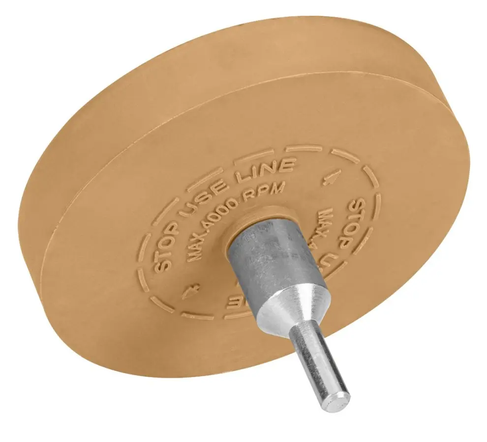 GRAPHITE 55H811 gumový kotouč na odstraňování lepidla a samolepek 88mm