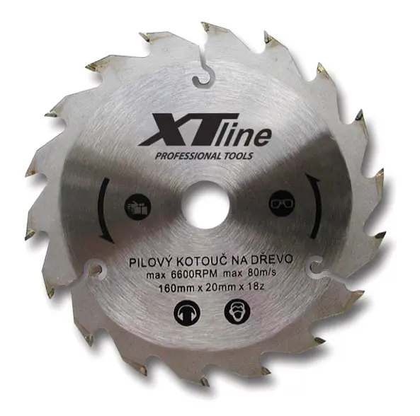 Pilový kotouč XTline ø 160x20 mm Dostupné varianty: Pilový kotouč XTline ø 160x20