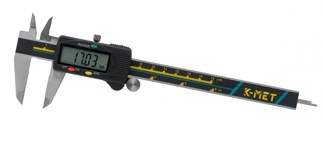 K-MET 6040-02-150 digitální posuvné měřítko 150mm, DIN 862