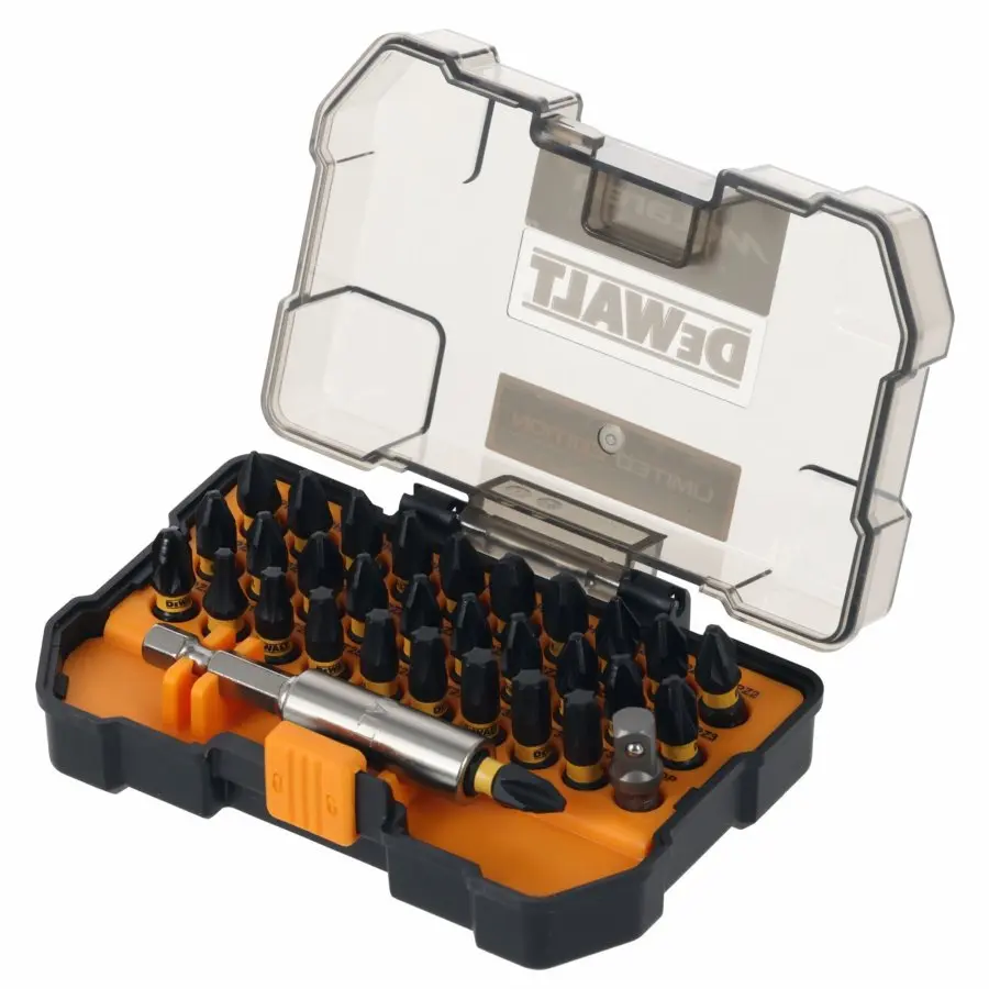 DeWALT DT70901T sada torzních bitů FLEXTORQ 32 dílů s držákem bitů, edice McLaren