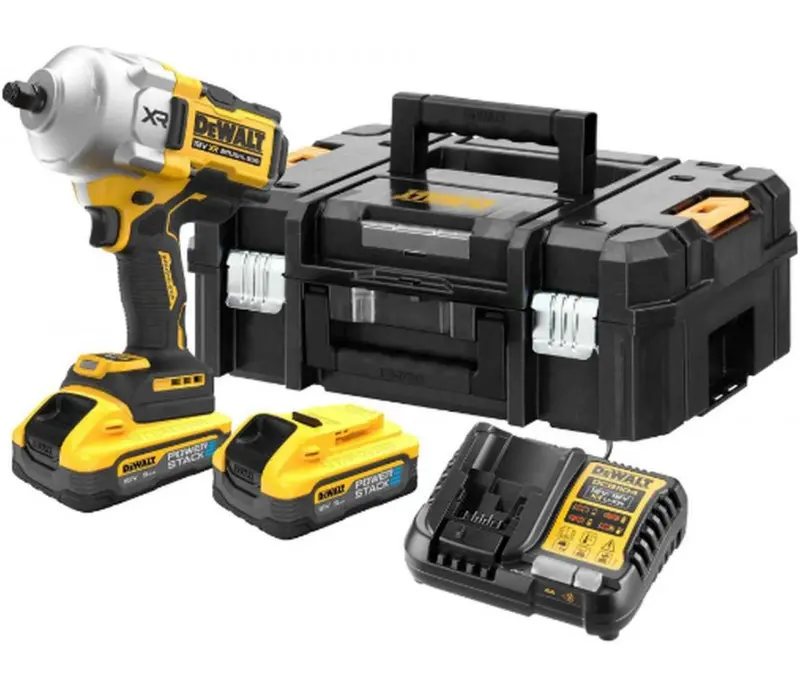 DeWALT DCF961H2T aku rázový utahovák bezuhlíkový 1/2" 18V 2x5Ah XR LiIon POWERSTACK