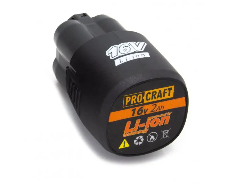 PROCRAFT 16/2 akumulátor LiIon 16V 2Ah ORIGINÁL