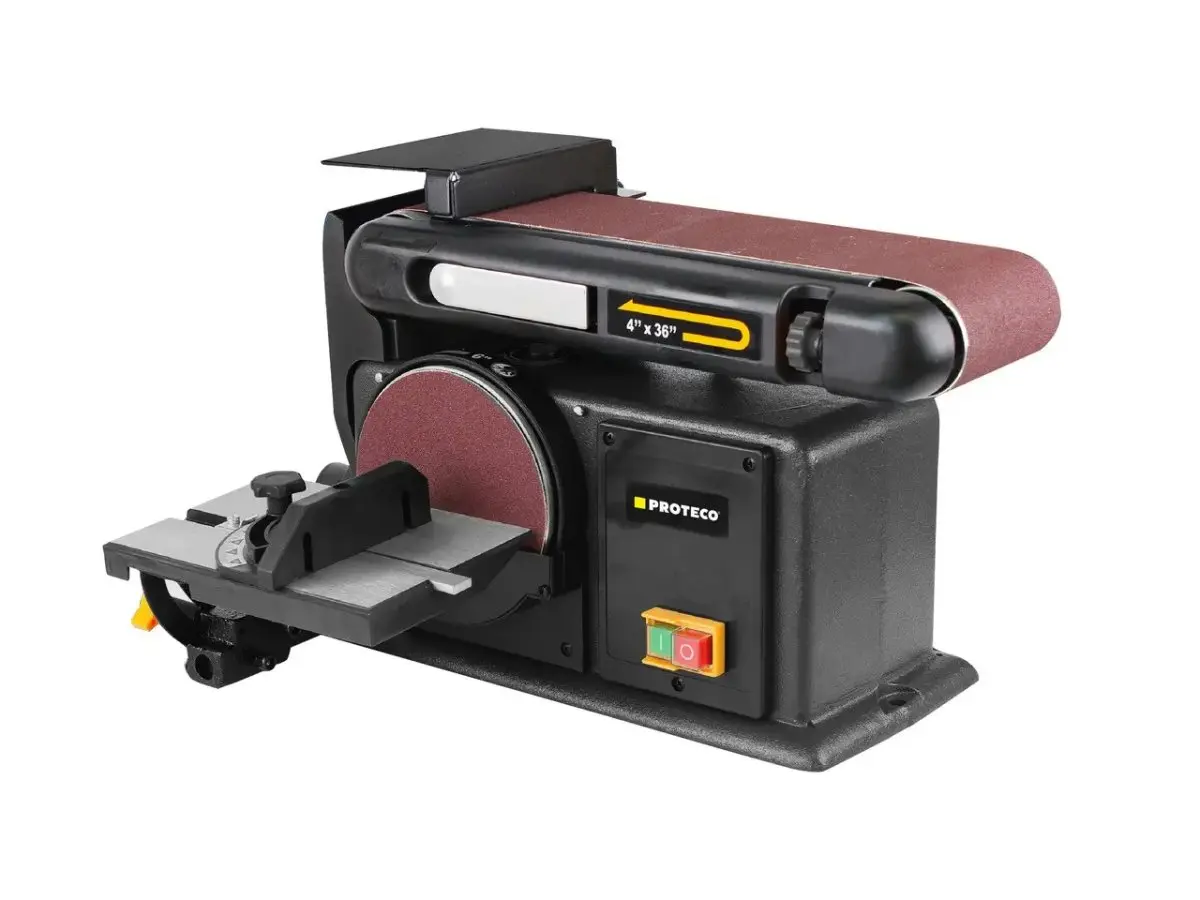 PROTECO 51.01-BM-370 kombinovaná pásová a kotoučová bruska 370 W