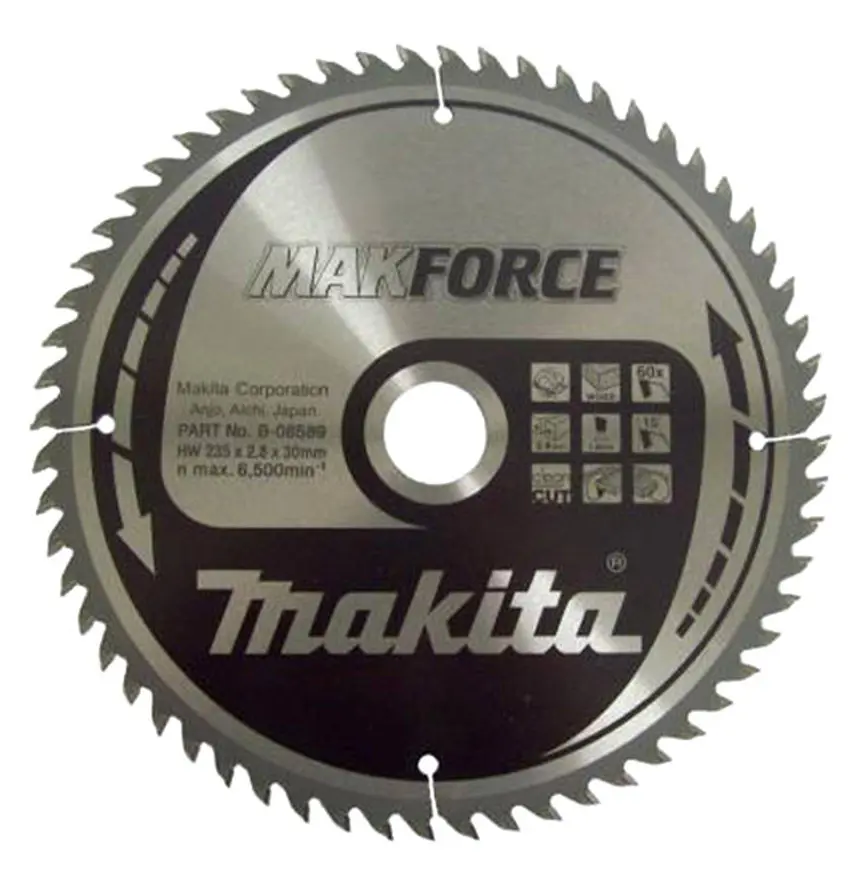 MAKITA B-32415 pilový kotouč 235x1,8x30mm 60T MAKFORCE