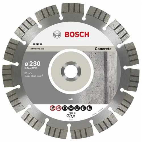 BOSCH diamantový dělicí kotouč Best for Concret 230x2,4x22,23mm 2608602655