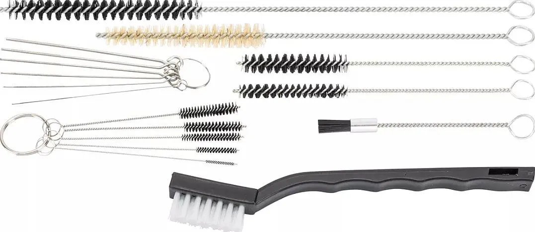 CONDOR 9507 sada kartáčů pro čištění stříkacích pistolí 17ks