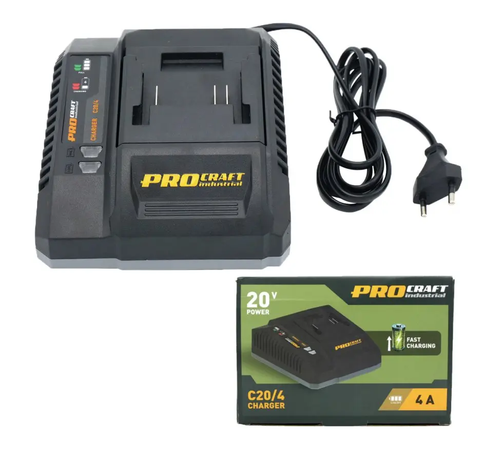 Nabíječka pro 20V Li-ion baterie Procraft Industrial С20/4 | C20/4 C20/4