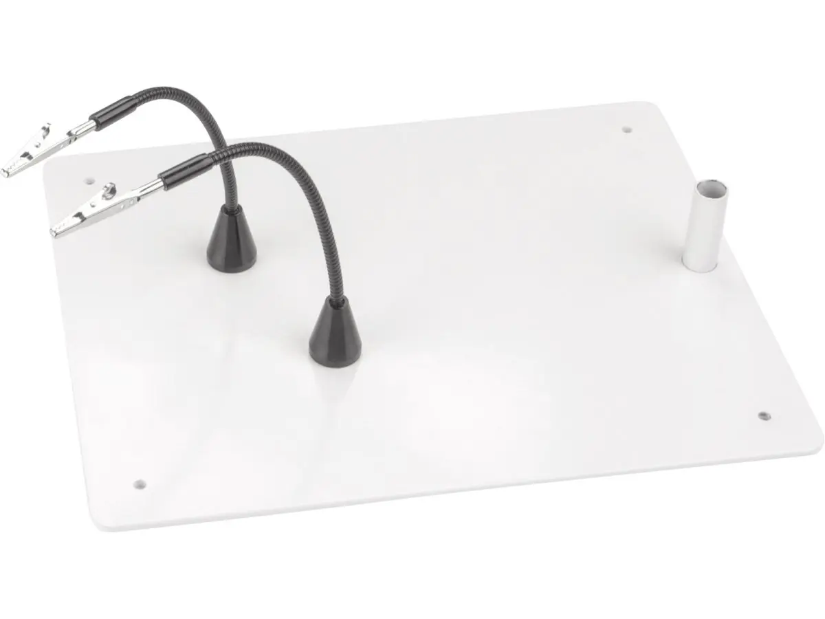 EXTOL LIGHT 43162A základna s držáky pro stolní lupu