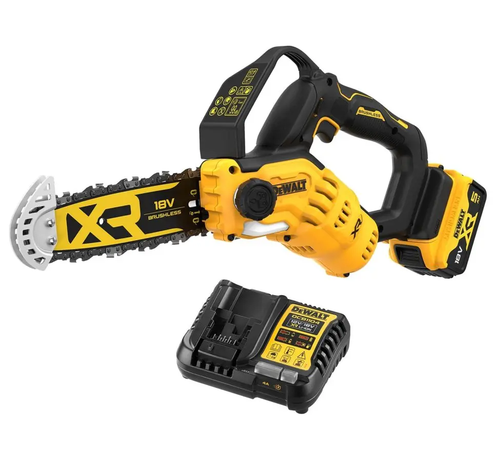 Aku prořezávací pila 20cm DeWALT DCMPS520P1 18V 5Ah