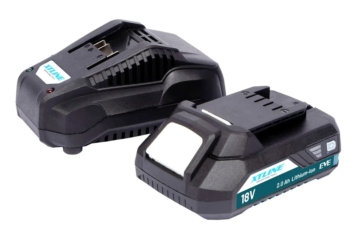 XTline XT102887 sada baterie 2Ah LiIon EVE XTpower, ORIGINÁL + nabíječka 2.4 A