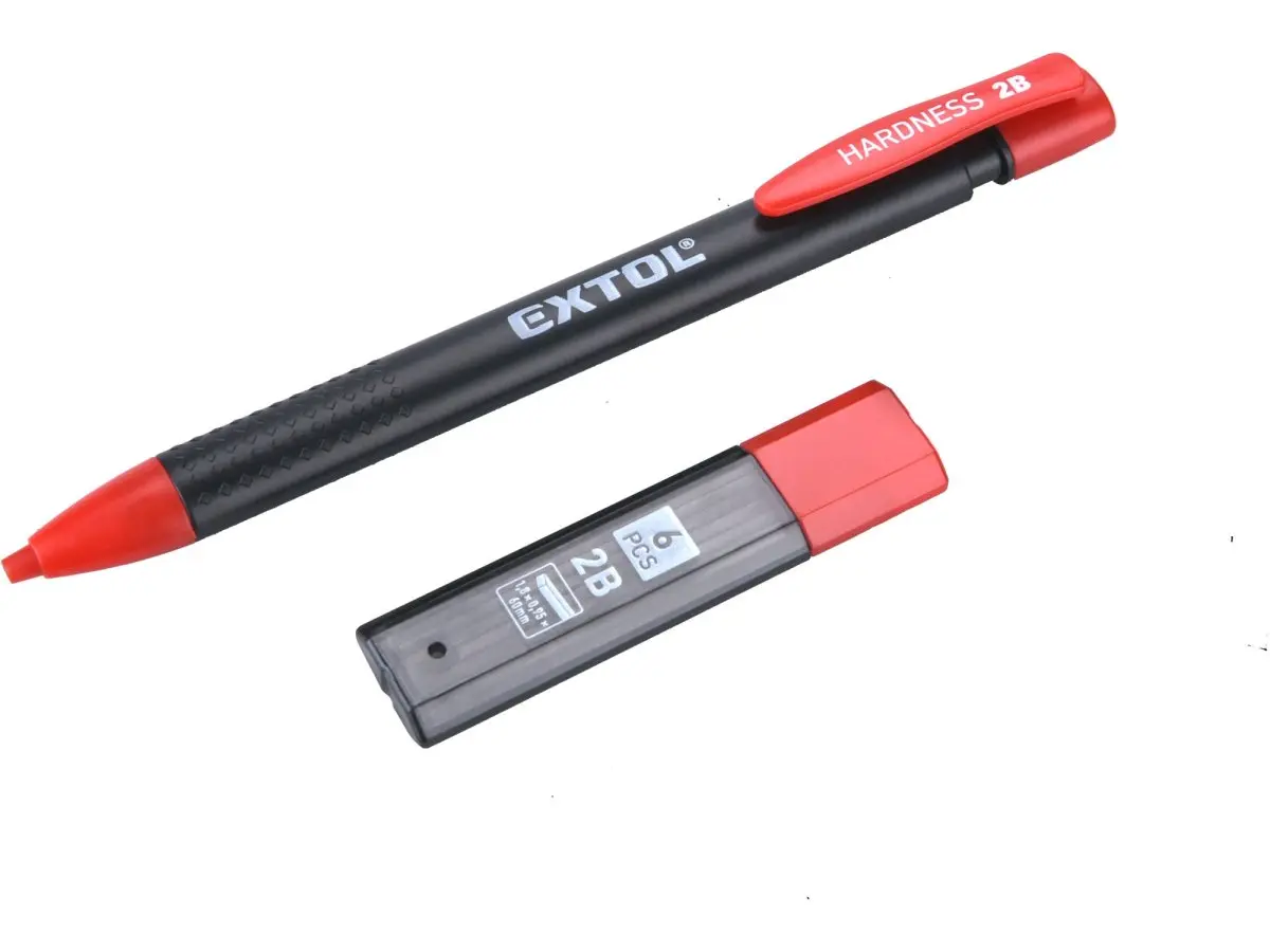 EXTOL PREMIUM 8853005 tužka tesařská s vyměnitelnou tuhou, tvrdost 2B