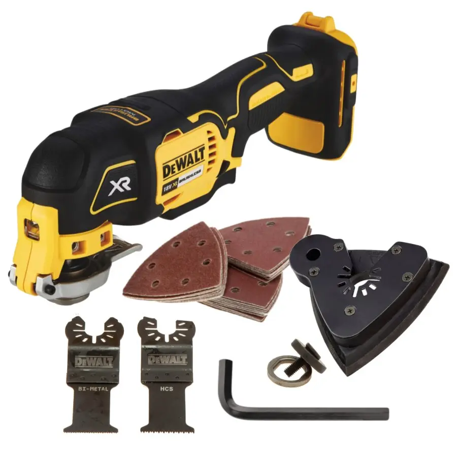 DeWALT DCS355N aku 18V bezuhlíková oscilační multi bruska XR bez aku