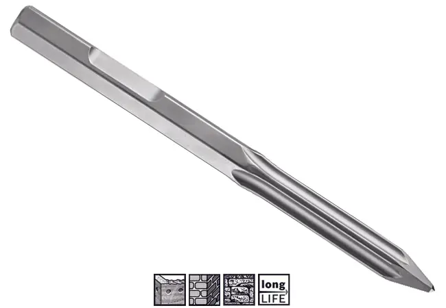 BOSCH sekáč HEX 28mm špice 400mm samoostřící 2608690106