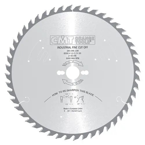 CMT C28506012M Industrial pilový kotouč 300x3,2x30 Z60 HM odhlučněný