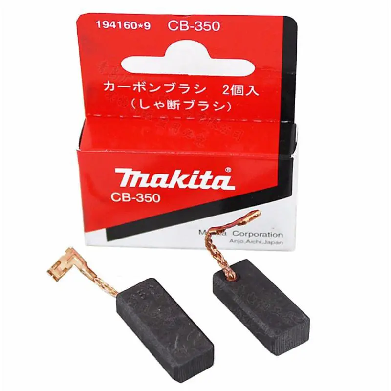 Náhradní uhlíky Makita 6.4 x 10.9 x 24.7 mm, sada 2ks, Makita CB350, 194160-9 (CB 351, 197245-0), uhlíky do elektromotorů