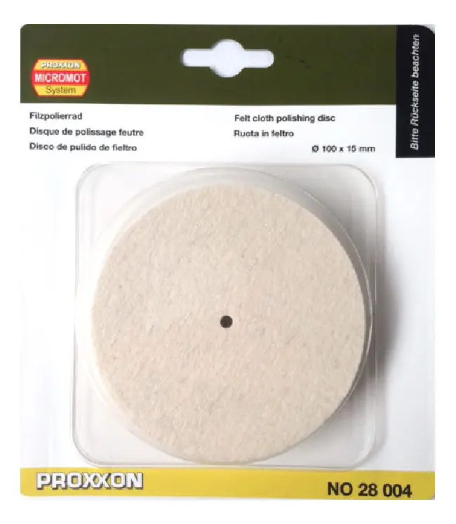 PROXXON 28004 leštící kotouč filcový 100x15mm