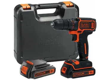 BLACK&DECKER BDCDD186KB aku vrtačka 18V/1,5Ah