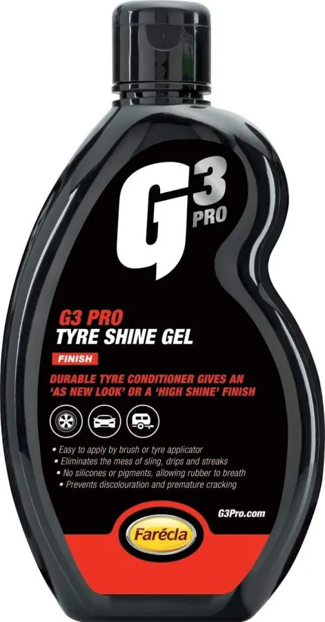 FARÉCLA G3 PRO TYRE SHINE GEL pro lesk pneumatik 500ml Finish  7213