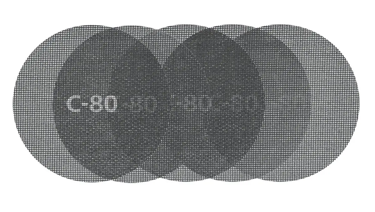 WOLFCRAFT 5617000 brusná mřížka 225mm 5ks K80 na suchý zip