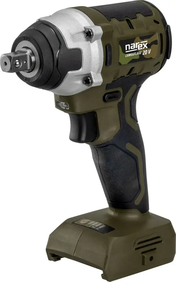 NAREX Camouflage CSR 350-3S BASIC rázový utahovák 1/2" brushless 20V, bez aku, 65406339