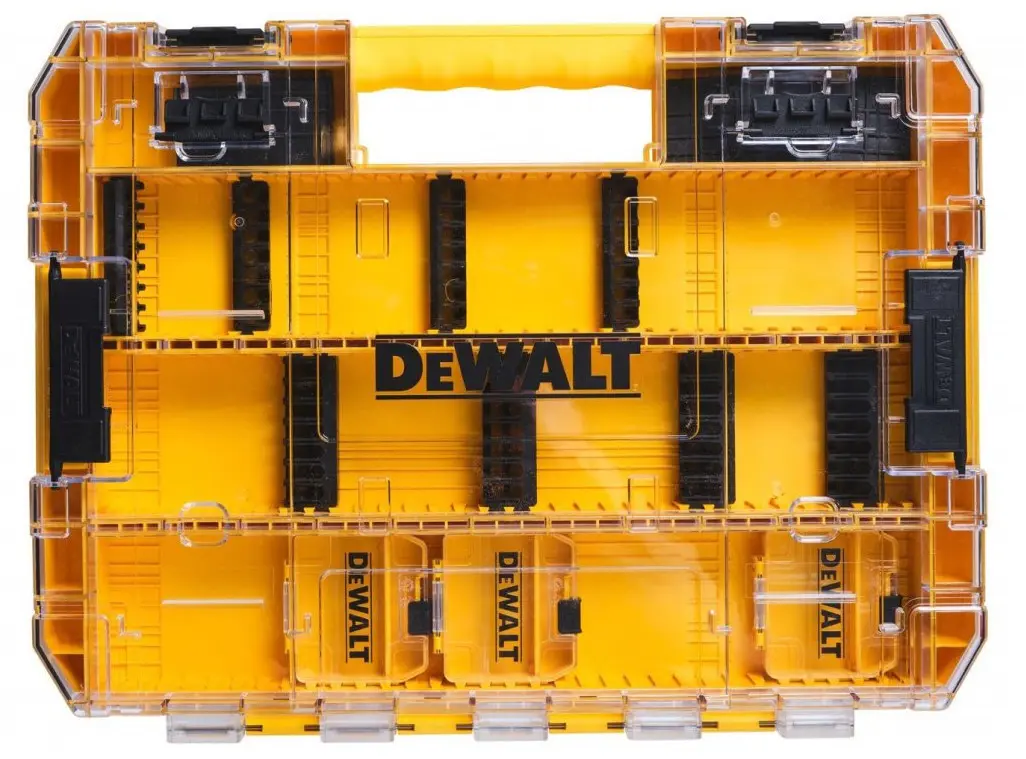 DeWALT DT70804 velká sada ToughCase+ 3x malé úložné pouzdro + držáky bitů