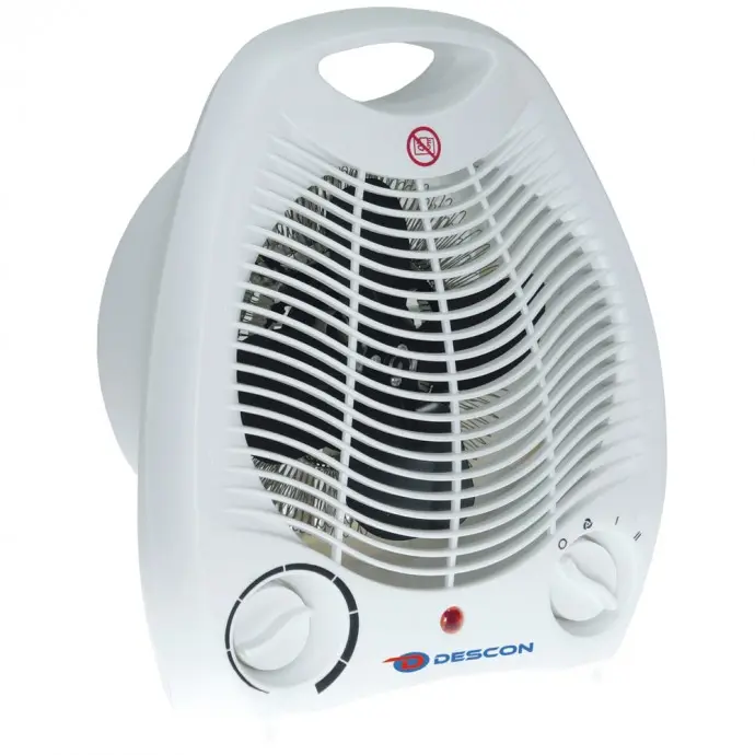 DESCON DA-T200 elektrický přímotop s ventilátorem a termostatem 1000/2000W
