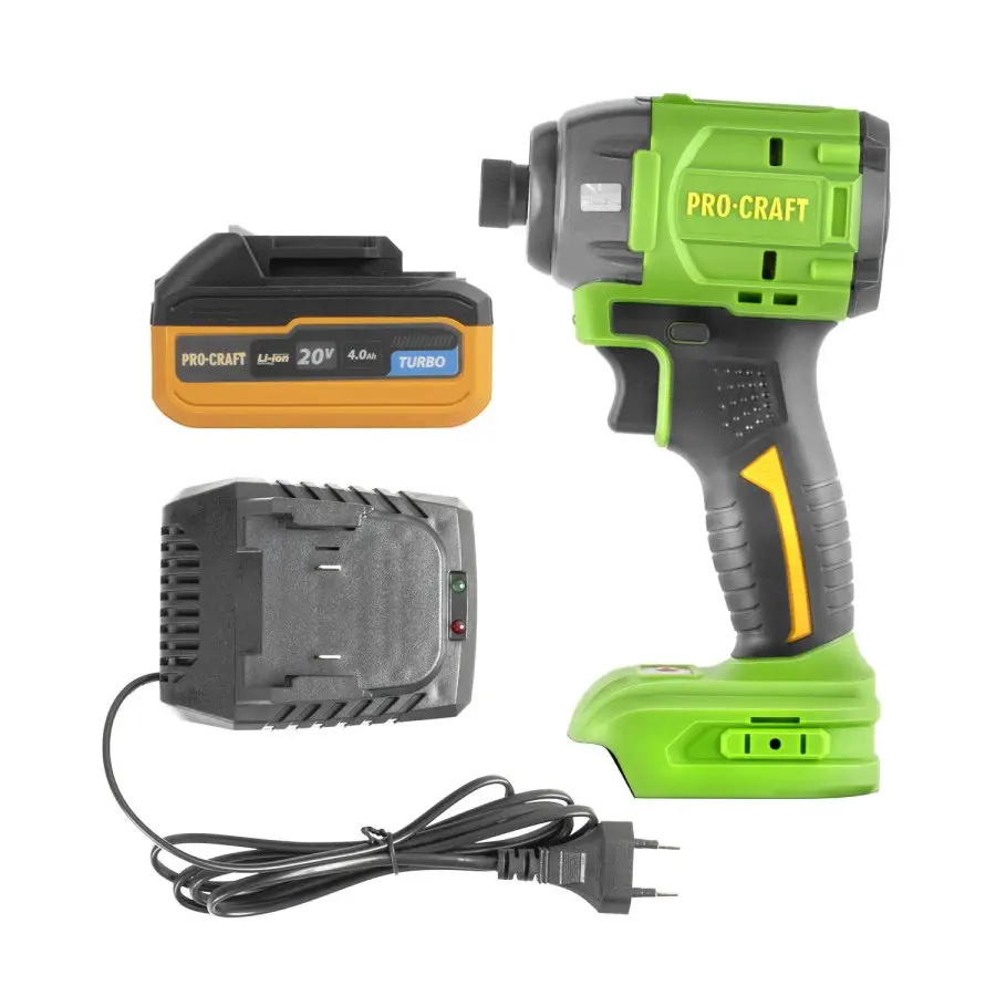 PROCRAFT PS22 aku rázový utahovák 1/4" bezuhlíkový 230Nm LiIon 20V PSS22bb/20-4Turbo