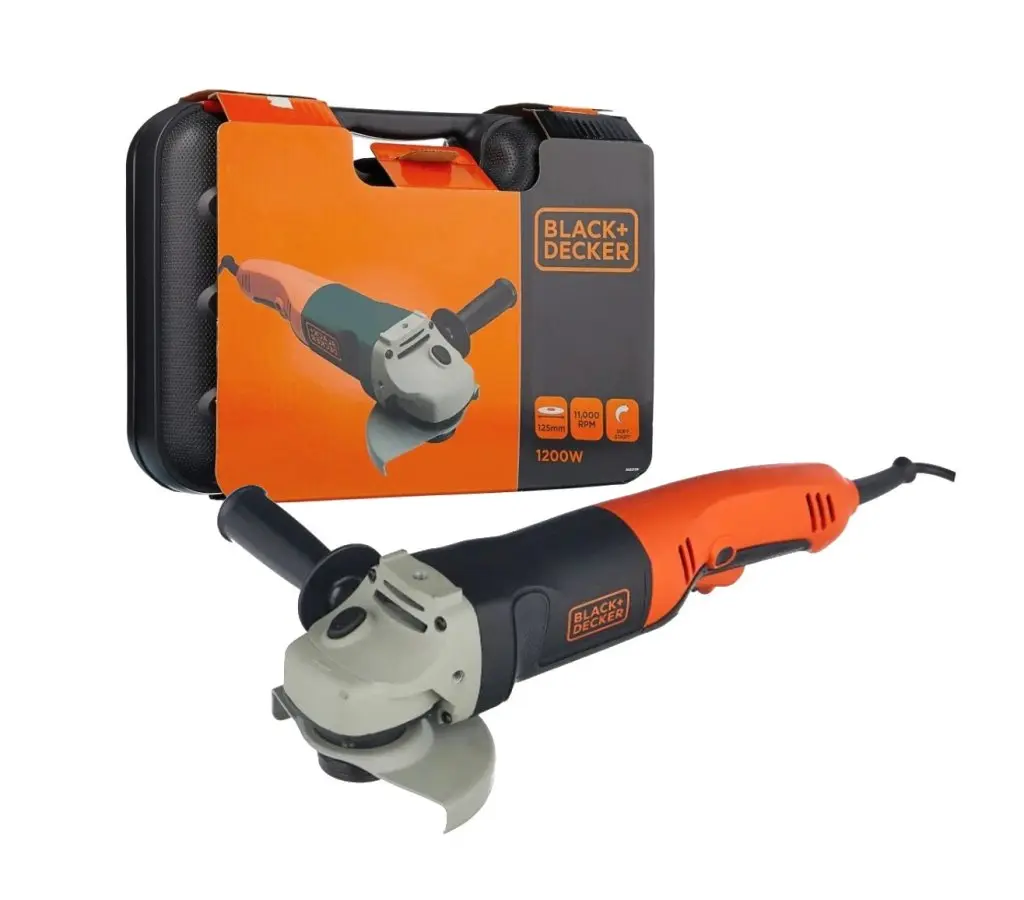 BLACK+DECKER - Úhlová bruska 125 mm, 1200 W KG1202K-QS