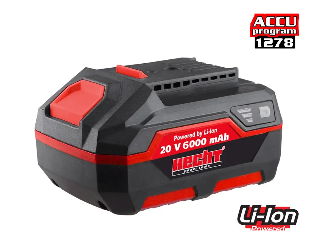 HECHT  001289BX akumulátor 20V 6.0Ah Li-Ion - ORIGINÁL - ACCU program 1278